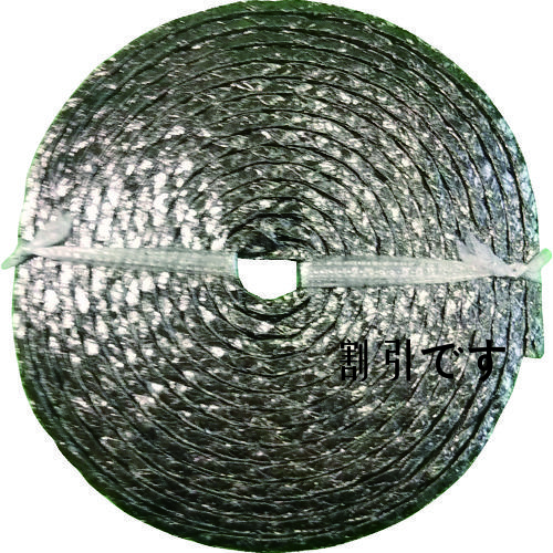ダイコー　グランドパッキン　Ｄ４１０４　膨張黒鉛編組パッキン（インコネル合金線入り）　幅１５．９ｍｍ　