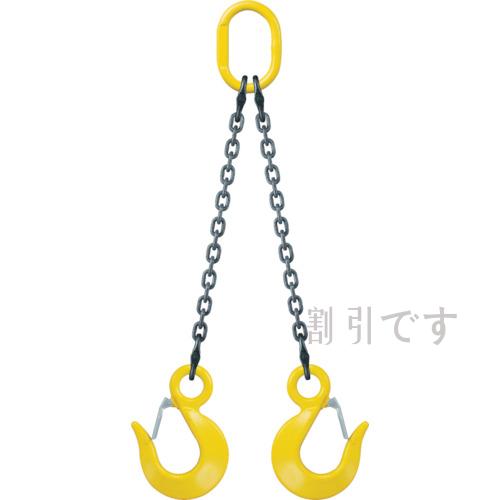 キトー　キトーチェンスリング１００標準セット品（アイタイプ）　２本吊り　基本使用荷重２．４ｔ　