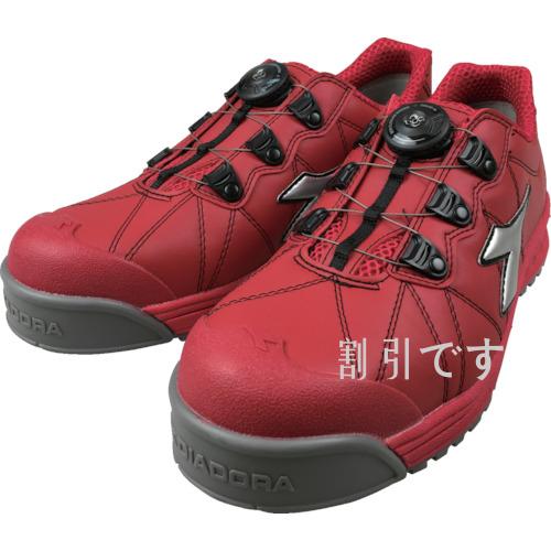ディアドラ　ＤＩＡＤＯＲＡ安全作業靴　フィンチ　赤／銀／赤　２６．５ｃｍ　