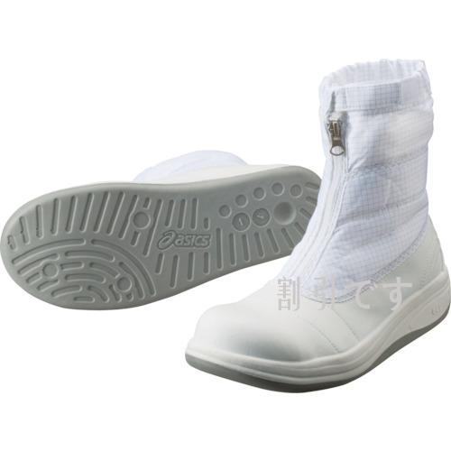 アシックス　静電気帯電防止靴　ウィンジョブＣＲ－Ｍ　ホワイト　２３．０ｃｍ　