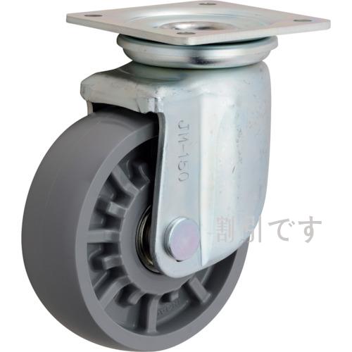 イノアック　低始動・高耐久エラストマー車輪　２００径　旋回金具付　