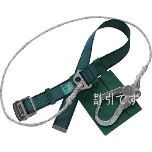 ツヨロン　Ｊ６Ａ安全帯　青緑色　φ１１ロープ付　