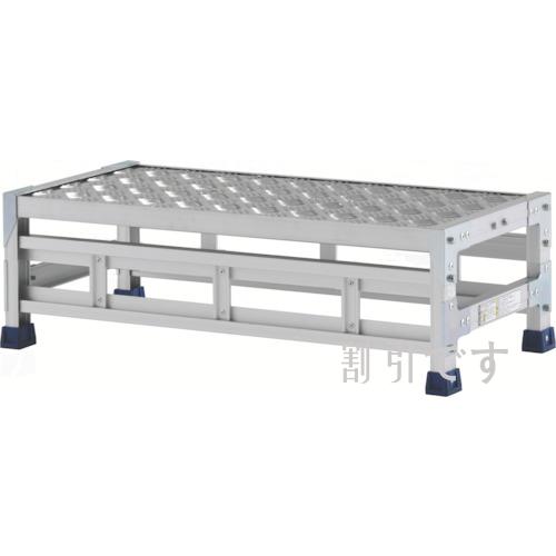 アルインコ　作業台　金具ＳＵＳ仕様　天板寸法８００×４００ｍｍ　高０．２５ｍ　
