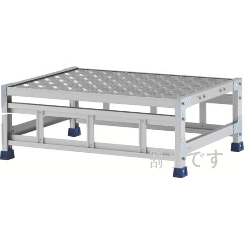 アルインコ　作業台　金具ＳＵＳ仕様　天板寸法８００×６００ｍｍ　高０．３ｍ　