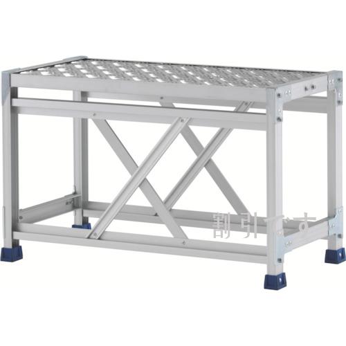 アルインコ　作業台　金具ＳＵＳ仕様　天板寸法８００×４００ｍｍ　高０．５ｍ　