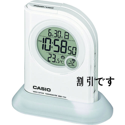 カシオ　ＬＥＤライト付き電波置時計（デジタルクロック）　