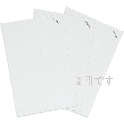 コンドル　クロス雑巾　マイクロファイバークロス（３枚入）　白　