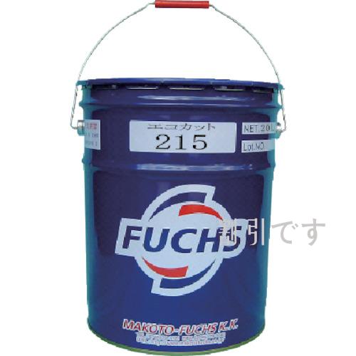 フックス　エコカット２１５油性切削油２０Ｌペール缶淡黄色液体　