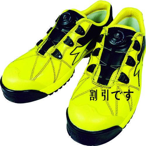 ディアドラ　ＤＩＡＤＯＲＡ安全作業靴　フィンチ　黄／黄／黒　２６．０ｃｍ　