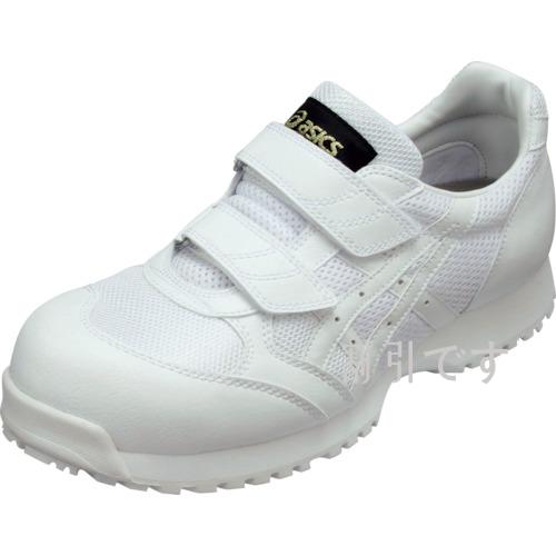 アシックス　静電気帯電防止靴　ウィンジョブＥ３０Ｓ　白Ｘ白　２５．０ｃｍ　
