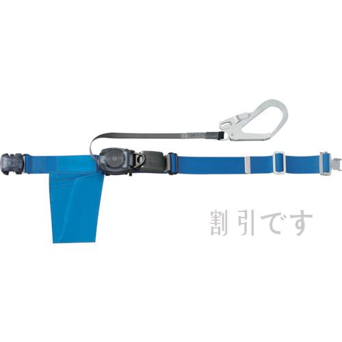 ＴＲＵＳＣＯ　巻取り式安全帯１本つり専用　幅５０ｍｍＸ長さ１２００ｍｍ　ブルー　