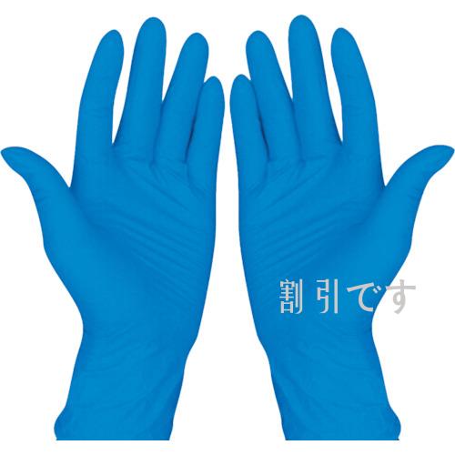 セーフラン　ニトリル使い捨て手袋粉無し　Ｓサイズ（幅約８３－９２ｍｍ）　厚さ約０．１０ｍｍ（指先）　ブルー　１ケース１０箱　