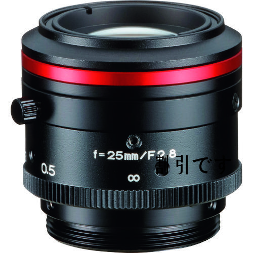 興和オプトロニクス　産業用レンズ　２／３型用コンパクト５メガピクセル対応レンズ　ＪＣ５ＭＣシリーズ　焦点距離２５ｍｍ　