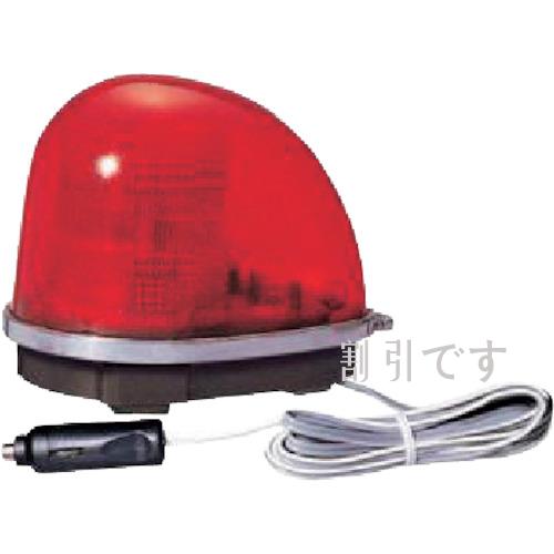小糸　赤色丸型警光灯　２Ｎ型　フェライトマグネットタイプ　（シガーライタープラグ付）　１２Ｖ　
