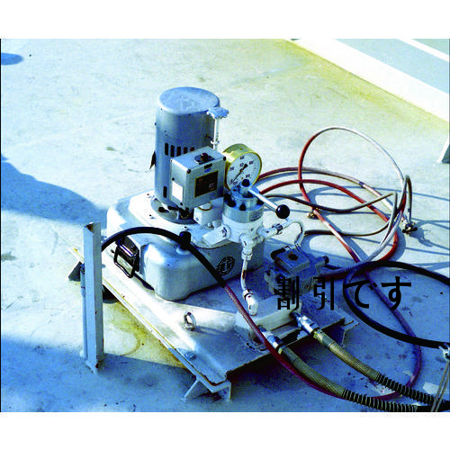 ＲＩＫＥＮ　ポンプ式油圧ジャッキ　電動ポンプ　容量４．５Ｌ　ＳＭＶ－４３（手動弁複動式）　